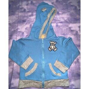 Lily‎ & Dan Teddy Bear Hooded Jacket with Zipper  6-12 Months Lily And Dan coat